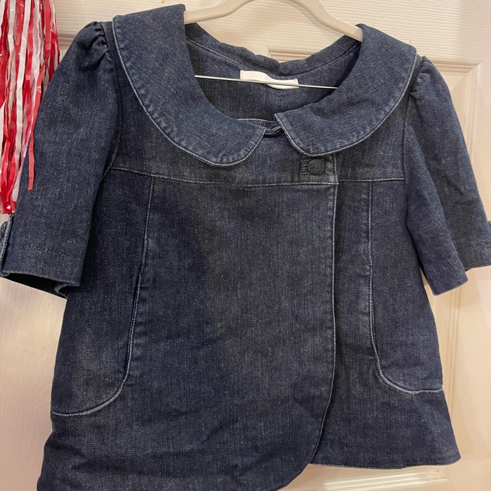 Anthropologie Freedom of Choice denim jacket in large